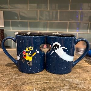 Disney Wall-E and Eve Mug Set